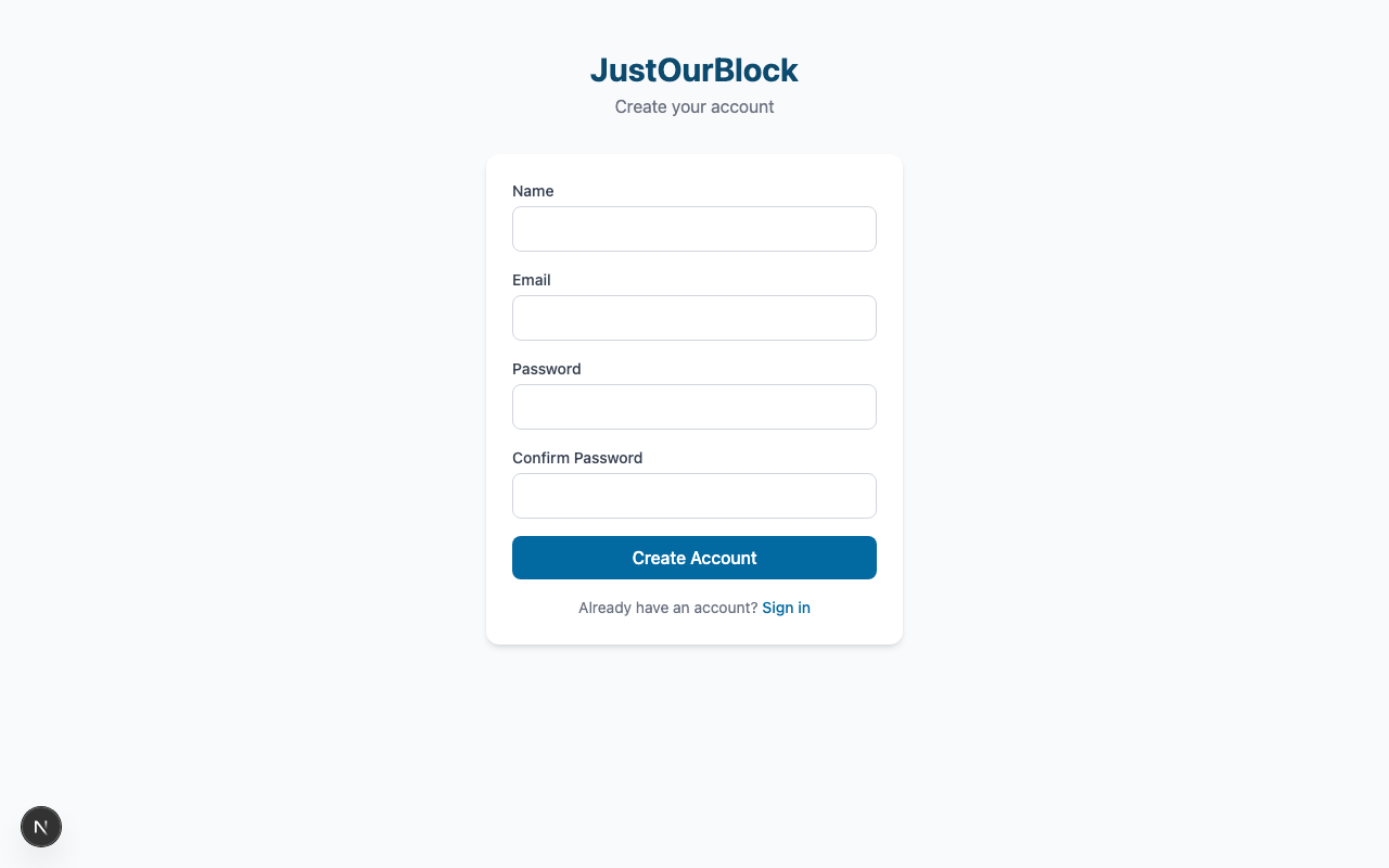 Create Your Account