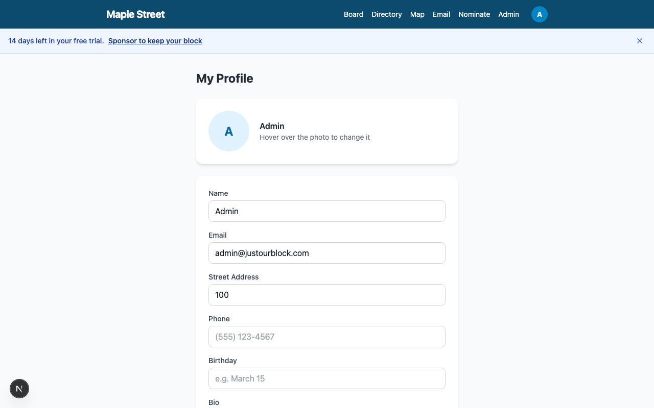 Personal Info