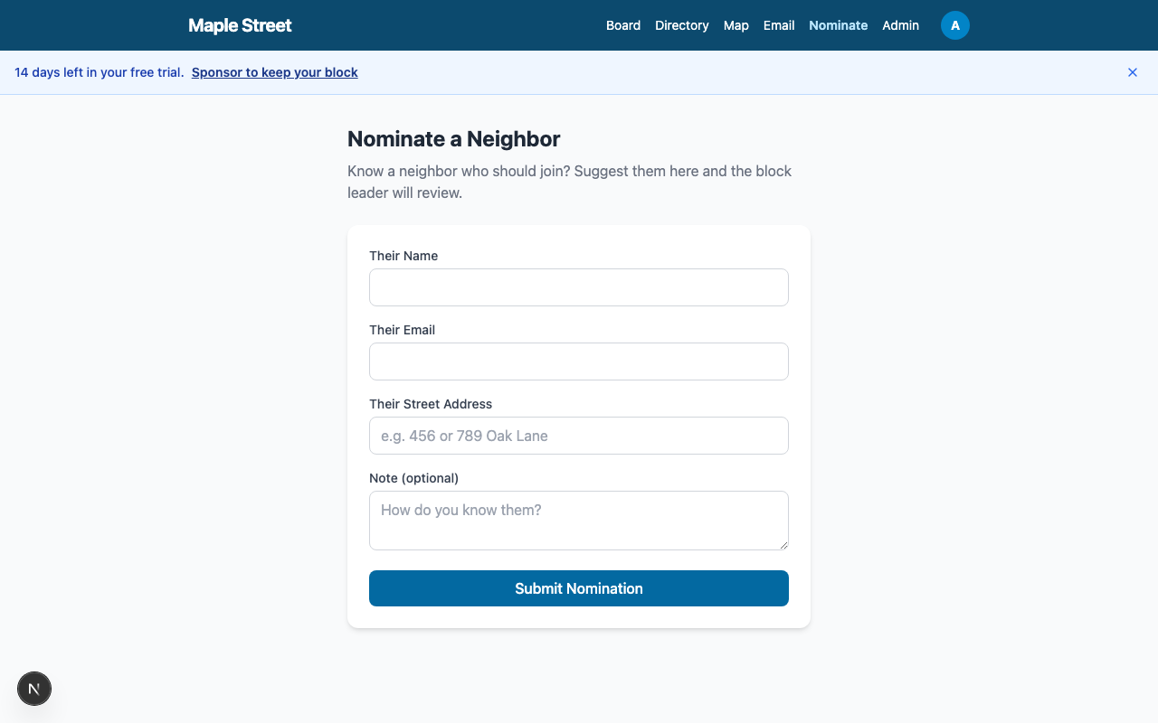 Review Nominations