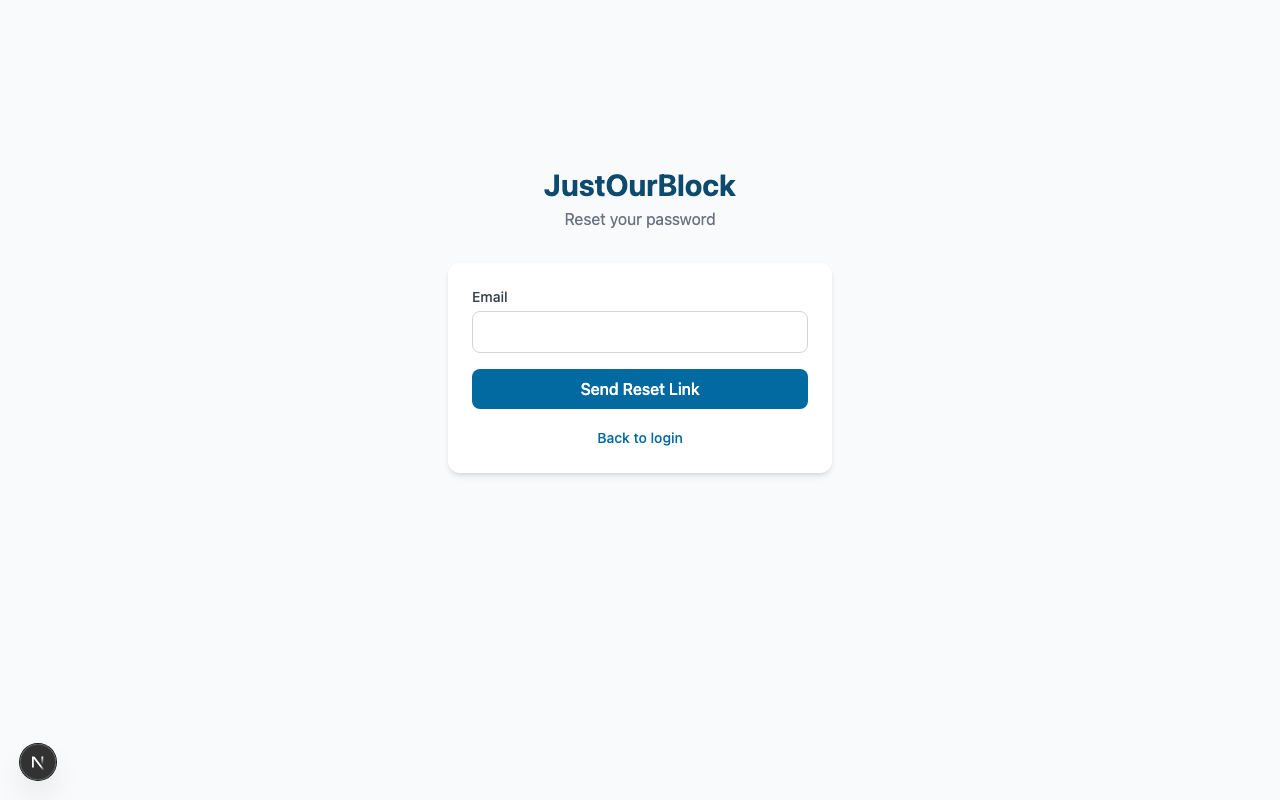 Reset Your Password